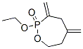 1,2-Oxaphosphepane,2-ethoxy-3,5-bis(methylene)-,2-oxide(9CI) Struktur