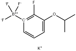 POTASSIUM (2-FLUORO-3-ISOPROPOXYPHENYL)TRIFLUOROBORATE Struktur