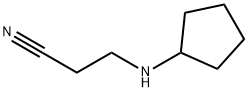 3-(CYCLOPENTYLAMINO)PROPIONITRILE Struktur