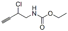 Carbamic  acid,  (2-chloro-3-butynyl)-,  ethyl  ester  (9CI) Struktur