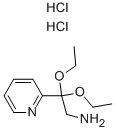 2,2-Diethoxy-2-pyridin-2-yl-ethylamine  dihydrochloride Struktur