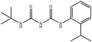 1-TERT-BUTYL-3-ISOPROPYL-5-PHENYL-2-BIURET Struktur