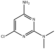 6-CHLORO-N2,N2-DIMETHYL-2,4-PYRIMIDINEDIAMINE Struktur