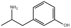 3-(2-aminopropyl)phenol Struktur