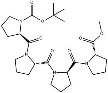 tert-butyloxycarbonylprolyl-prolyl-prolyl-proline methyl ester Struktur