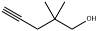 2,2-diMethylpent-4-yn-1-ol Struktur