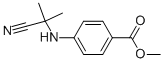 METHYL 4-(2-CYANOPROPAN-2-YLAMINO)BENZOATE Struktur