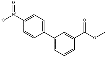 Methyl 4'-nitro-[1,1'-biphenyl]-3-carboxylate Struktur