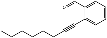 2-OCT-1-YNYL-BENZALDEHYDE Struktur