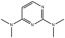 2,4-BIS(DIMETHYLAMINO)-PYRIMIDINE Struktur