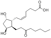 11BETA-13, 14-DIHYDRO-15-KETO PROSTAGLANDIN F2ALPHA Struktur