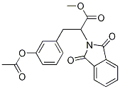 2-Phthalimidyl-3-(3acetoxyphenyl)propionic Acid Methyl Ester Struktur