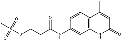 Carbostyril 124 N-Carboxyethyl Methanethiosulfonate Struktur