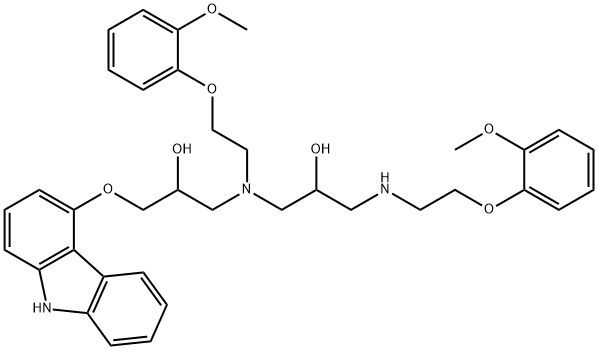 Carvedilol Related Compound A Struktur