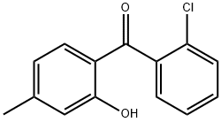 2'-CHLORO-2-HYDROXY-4-METHYLBENZOPHEN& Struktur