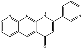 2-Pyridin-3-yl-1H-1,8,9-triaza-anthracen-4-one Struktur