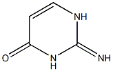 4(1H)-Pyrimidinone, 2,3-dihydro-2-imino-, (E)- (9CI) Struktur