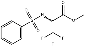 METHYL 2-[BENZENESULFONYLIMINO]-3,3,3-TRIFLUOROPROPIONATE Struktur