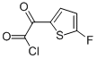 2-Thiopheneacetyl chloride, 5-fluoro-alpha-oxo- (9CI) Struktur