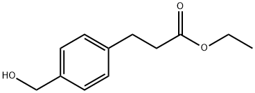 3-(4-HYDROXYMETHYL-PHENYL)-PROPIONIC ACID ETHYL ESTER Struktur