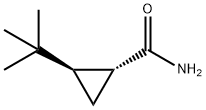 Cyclopropanecarboxamide, 2-(1,1-dimethylethyl)-, (1R-trans)- (9CI) Struktur