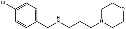 (4-CHLORO-BENZYL)-(3-MORPHOLIN-4-YL-PROPYL)-AMINE Struktur