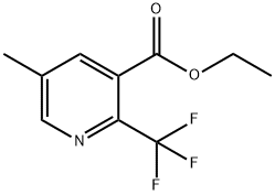 5-Methyl-2-trifluoroMethyl-nicotinic acid ethyl ester Struktur