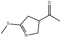 Ethanone, 1-[3,4-dihydro-5-(methylthio)-2H-pyrrol-3-yl]- (9CI) Struktur