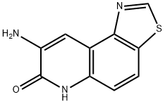 Thiazolo[4,5-f]quinolin-7(6H)-one, 8-amino- (9CI) Struktur