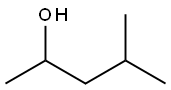 4-Methyl-2-pentanol Structure