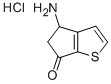 4-AMINO-4,5-DIHYDRO-6H-CYCLOPENTA[B]THIOPHEN-6-ONE HYDROCHLORIDE Struktur