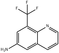 8-TrifluoroMethyl-quinolin-6-ylaMine Struktur