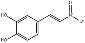 1,2-dihydroxy-4-(nitroethenyl)benzene Struktur