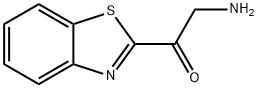 Ethanone, 2-amino-1-(2-benzothiazolyl)- (9CI) Struktur