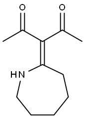 3-AZEPAN-2-YLIDENE-PENTANE-2,4-DIONE Struktur