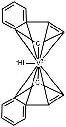 IODOBIS(INDENYL)VANADIUM(III) Struktur