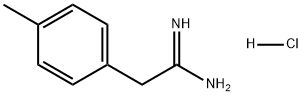 Benzeneethanimidamide, 4-methyl-, hydrochloride (1:1) Struktur