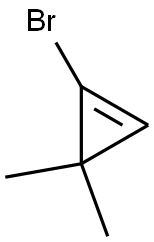 Cyclopropene, 1-bromo-3,3-dimethyl- (9CI) Struktur