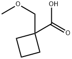 1-(methoxymethyl)cyclobutanecarboxylic acid(SALTDATA: FREE) Struktur