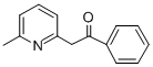 2-(6-methylpyridin-2-yl)-1-phenyl-ethanone Struktur