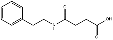 Butanoic acid, 4-oxo-4-[(2-phenylethyl)amino]- Struktur