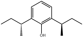 Phenol, 2,6-bis[(1R)-1-methylpropyl]- Struktur