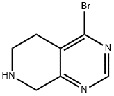 4-bromo-5,6,7,8-tetrahydropyrido[3,4-d]pyrimidine Struktur