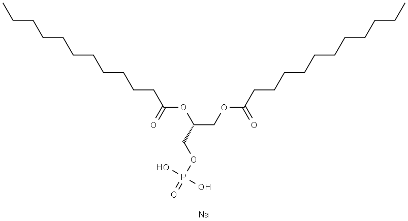 1 2-DILAUROYL-SN-GLYCERO-3-PHOSPHORIC Struktur