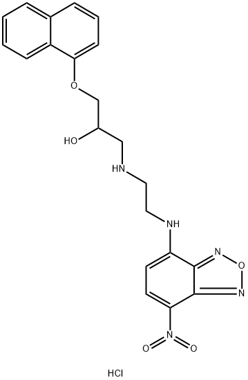 NBD-PROPRANOLOL DIHYDROCHLORIDE Struktur