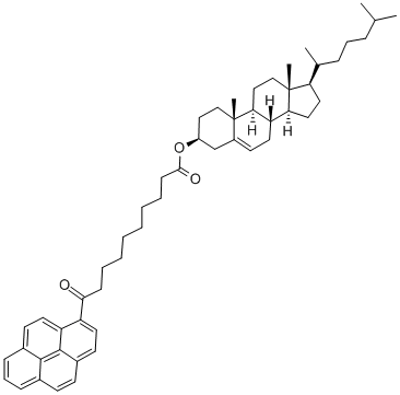 10-(1-PYRENE)-10-KETODECANOYL CHOLESTERO L Struktur