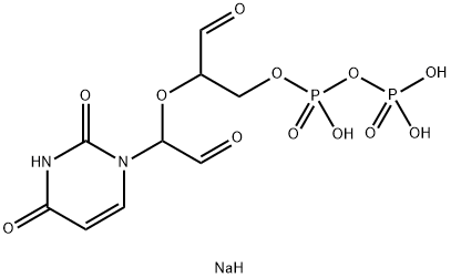 URIDINE 5'-DIPHOSPHATE, PERIODATE OXIDIZED SODIUM SALT Struktur