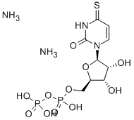 4-THIOURIDINE 5'-DIPHOSPHATE AMMONIUM Struktur