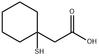 3-mercapto-3,3-cyclopentamethylenepropionic acid Struktur