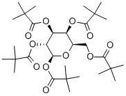 BETA-D-GALACTOSE PENTAPIVALATE  98 Struktur